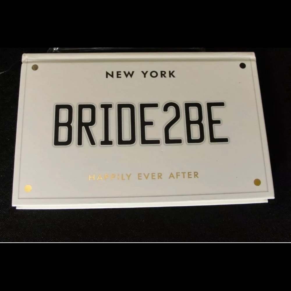 Bride to be journal Kate spade